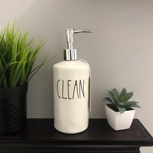 Rae Dunn Clean Soap Dispenser